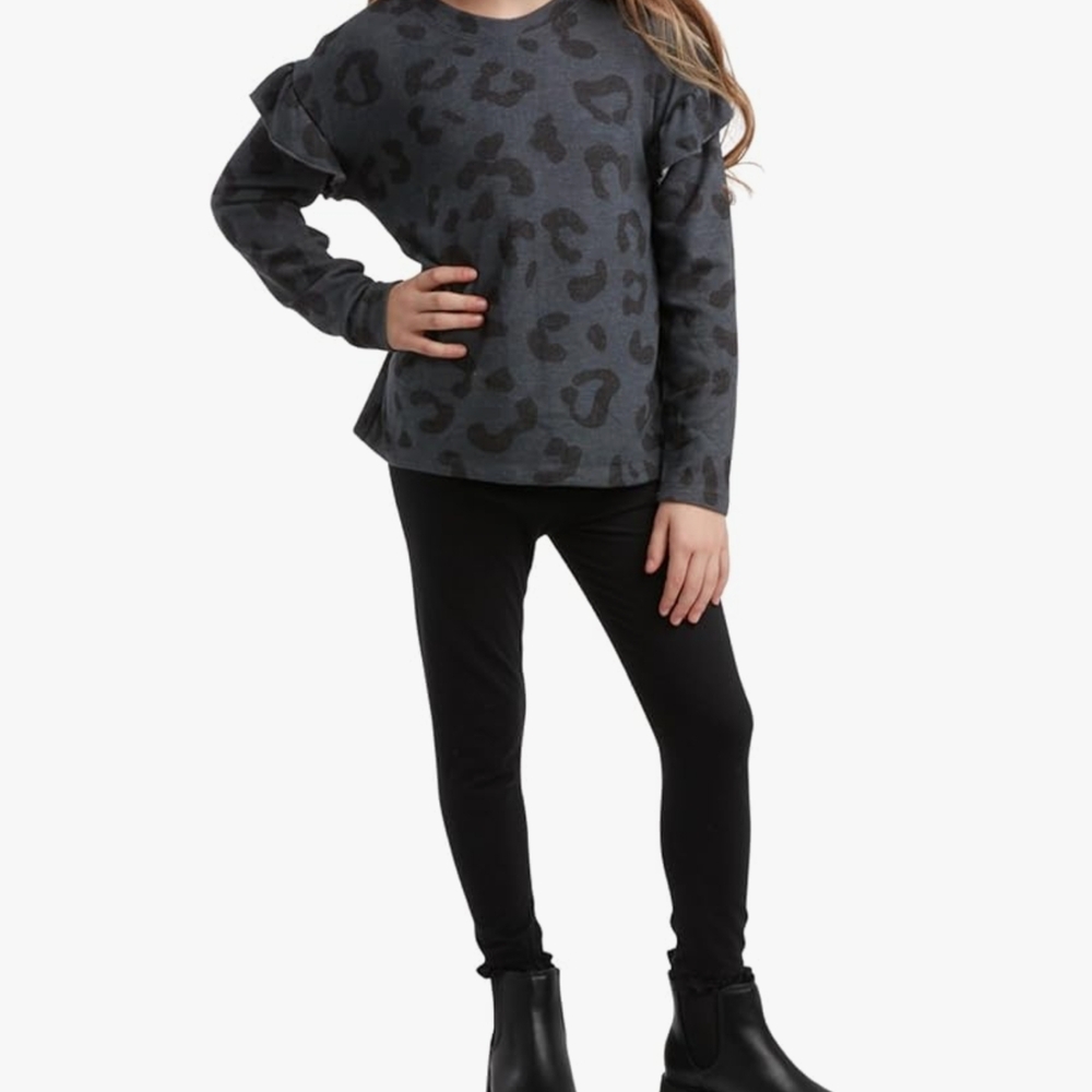 Madden Girl Set 2pc Gray Leopard